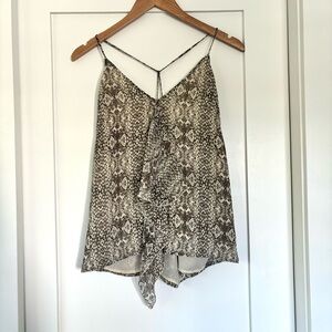 Michael Kors Animal Print Cami Blouse
